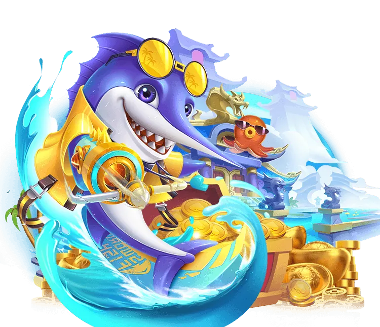 Giao diện game bắn cá v8bet nổ hũ với các loại vũ khí và mục tiêu cá đa dạng